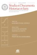 Studia et documenta historiae et iuris (2018). Vol. 84