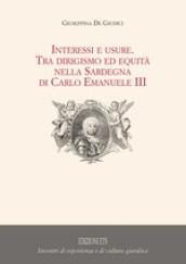 Interessi e usure. Tra dirigismo ed equità nella Sardegna di Carlo Emanuele III