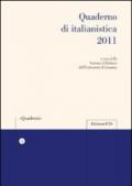 Quaderno di italianistica 2011