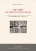 Dal textus all'ordine sanzionatorio. La classificazione dei crimini tra tecnica giuridica e logica di edificazione istituzionale