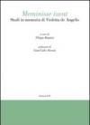 Meminisse iuvat. Studi in memoria di Violetta de Angelis