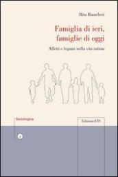 Famiglia di ieri, famiglie di oggi. Affetti e legami nella vita intima