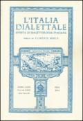 L'Italia dialettale. Rivista di dialettologia italiana. 75.