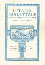 L'Italia dialettale. Rivista di dialettologia italiana. 75.