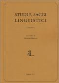 Studi e saggi linguistici (2014). 2.