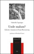 Unde malum? Libertà e tirannia in Franz Rosenzweig