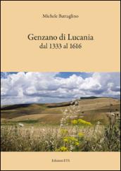 Genzano di Lucania dal 1333 al 1616