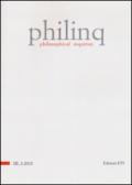 Philinq. Philosophical inquiries (2015). 2.