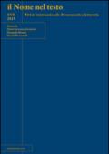 Il nome nel testo. Rivista internazionale di onomastica letteraria (2015): 17