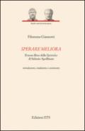 Sperare meliora. Il terzo libro delle «Epistulae» di Sidonio Apollinare. Introduzione, traduzione e commento