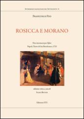 Rosicca e Morano. Due intermezzi per «Siface». Napoli, Teatro di San Bartolomeo, 1723