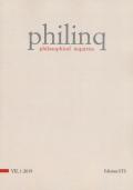 Philinq. Philosophical inquiries (2019). Vol. 1