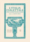 L' Italia dialettale. Rivista di dialettologia italiana. Vol. 81