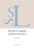 Studi e saggi linguistici (2021). Vol. 2