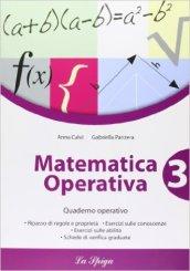 Matematica operativa. Per la Scuola media: 3