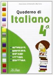 QUADERNO DI ITALIANO 4