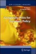 Complexity hints for economic policy