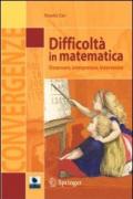 Difficoltà in matematica. Osservare, interpretare, intervenire