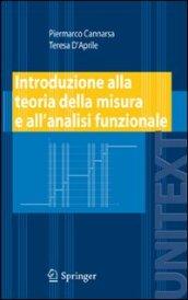 Introduzione alla teoria della misura e all'analisi funzionale