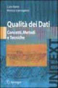 Qualità dei dati. Concetti, metodi e tecniche