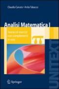 Analisi matematica 1. Teoria ed esercizi con complementi in rete