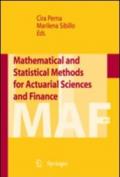 Mathematical and statistical methods for actuarial sciences and finance