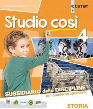 Studio così. Storia-Geografia. Per la Scuola elementare. Con e-book. Con espansione online vol.1