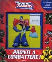 Pronti a combattere. Transformers. Libro puzzle