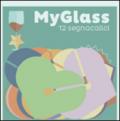 MYGLASS 12 SEGNACALICI - CUORI