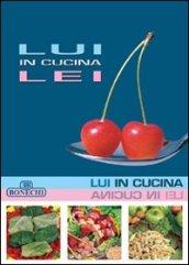 Lui e lei in cucina