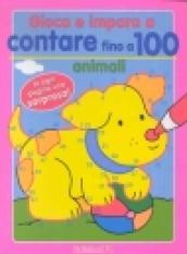 Gioca e impara a contare fino a 100. Animali