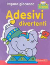 Imparo giocando. Adesivi divertenti. 4 anni