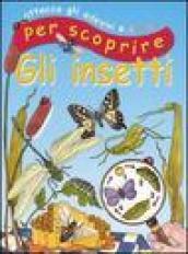 Attacca gli adesivi e colora per scoprire. Gli insetti