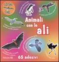 Animali con le ali. Con adesivi. Ediz. illustrata