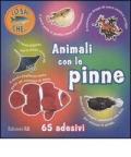 Animali con le pinne. Con adesivi. Ediz. illustrata