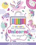 Caleidoscopio da colorare. Unicorni da sogno. Ediz. illustrata. Con 8 pennarelli. Con Adesivi