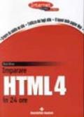 Imparare HTML 4 in 24 ore
