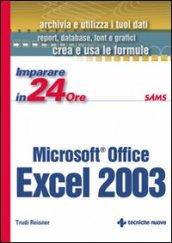 Imparare Excel 2003 in 24 ore