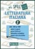 Letteratura italiana. 2.Dal Cinquecento al Settecento