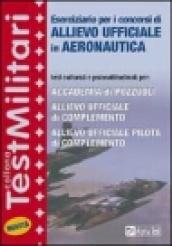 Eserciziario per i concorsi di Allievo Ufficiale in Aeronautica