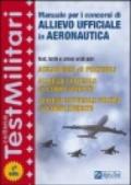 Manuale per i concorsi di allievo ufficiale in aeronautica