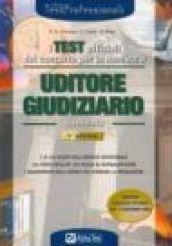 I test ufficiali del concorso per la nomina a Uditore Giudiziario. Eserciziario