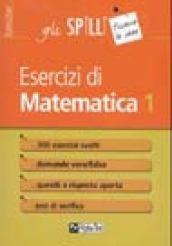 Esercizi di matematica. 1.