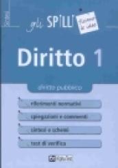 Diritto. 1.Diritto pubblico