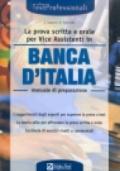 La prova scritta e orale per vice assistenti in Banca d'Italia