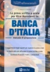 La prova scritta e orale per vice assistenti in Banca d'Italia