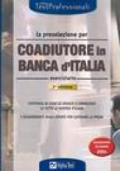 La preselezione per coadiutore in Banca d'Italia. Eserciziario