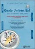 Quale università? Anno accademico 2004-2005. Guida completa alla scelta degli studi post-diploma. Con CD-ROM