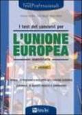 I test dei concorsi per l'Unione Europea. Eserciziario