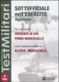 Sottufficiale nell'esercito. Eserciziario